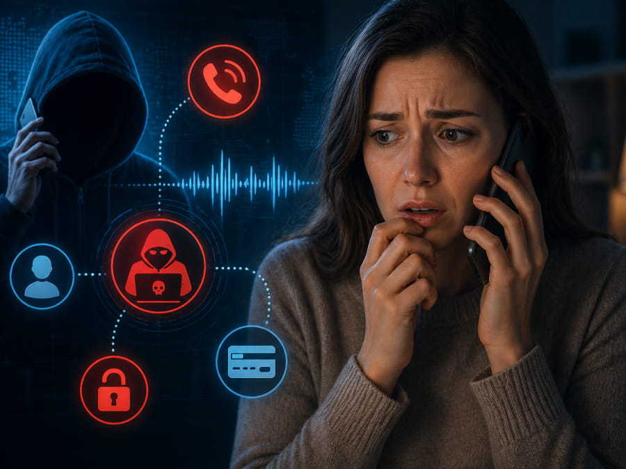 вишинг мошенничество телефонный звонок кража данных и денег