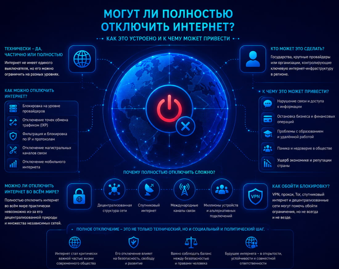 Интернет-инфраструктура и подключение устройств к мировой сети