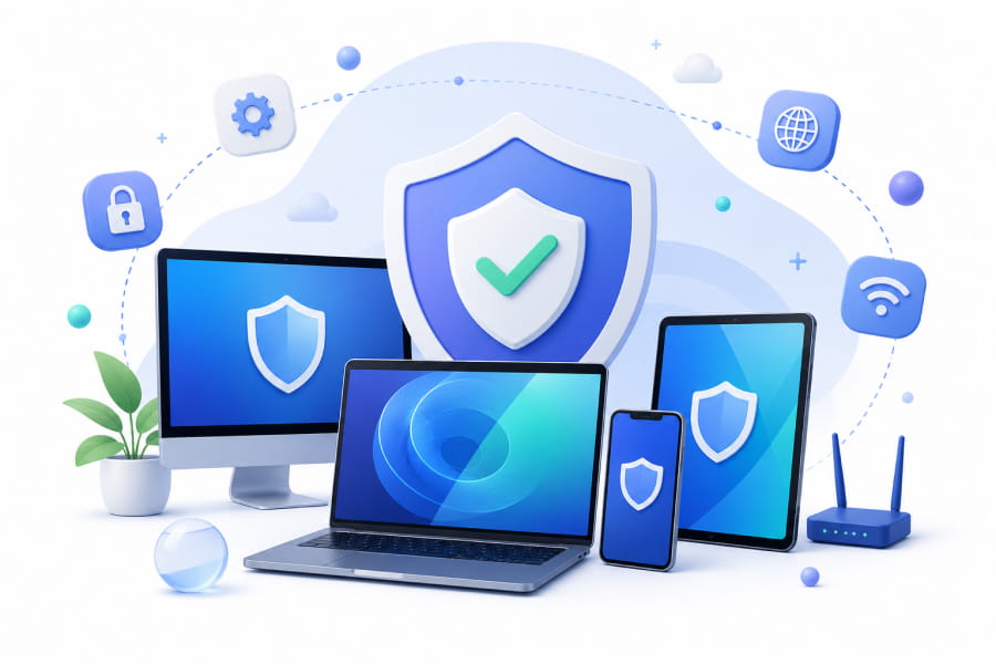 Защита компьютера и устройств с помощью антивируса PRO32 Total Security