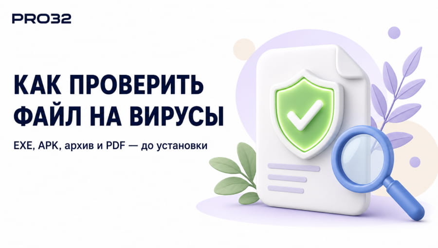 Как проверить файл на вирусы перед установкой: EXE, APK, архив и PDF