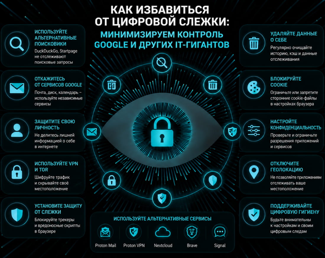 Настройки конфиденциальности и защита личных данных от цифрового отслеживания