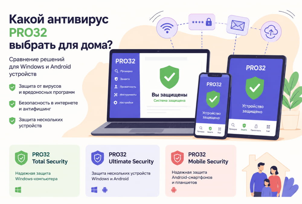 Цифровая защита компьютера, планшета и смартфона от интернет-угроз