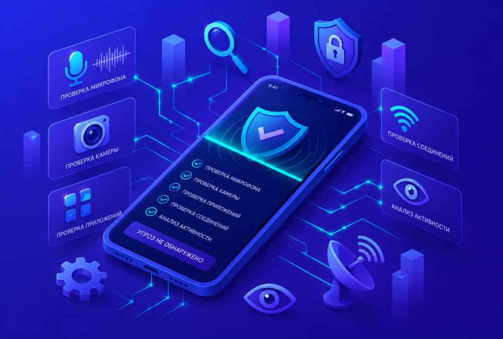 Проверка смартфона на прослушку и признаки скрытого наблюдения