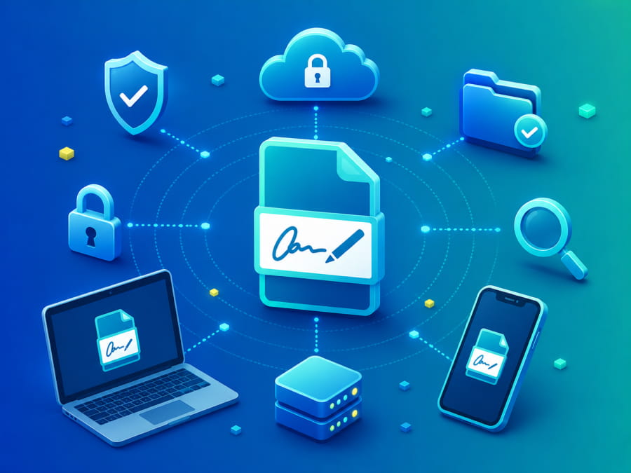 Открытие sig-файла на ПК и мобильном устройстве Android