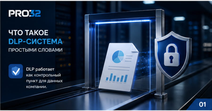 Документ проходит через защитный контроль DLP-системы, которая помогает предотвратить утечку корпоративных данных